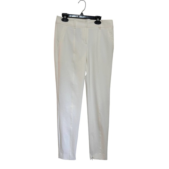 Ob zee Kang Jin Young Cream Cropped Ankle Pants sz 1=S - Picture 1 of 8